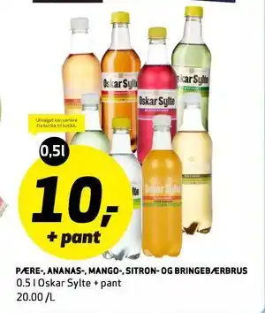 Bunnpris PÆRE·, ANANAS·, MANGO·, SITRON· OG BRINGEBÆRBRUS tilbud