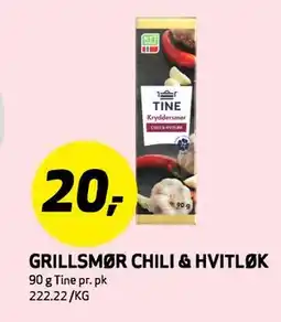 Bunnpris GRILLSMØR CHILI & HVITLØK tilbud