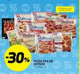 Bunnpris PIZZA FRA DR. OETKER tilbud