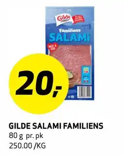 Bunnpris GILDE SALAMI FAMILIENS tilbud