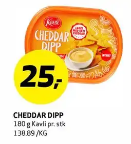Bunnpris CHEDDAR DIPP tilbud