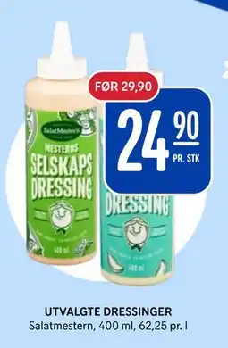 Rema 1000 UTVALGTE DRESSINGER tilbud