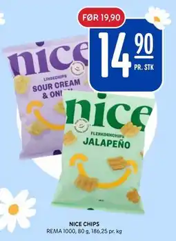 Rema 1000 NICE CHIPS tilbud