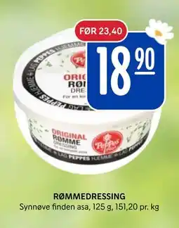 Rema 1000 RØMMEDRESSING tilbud
