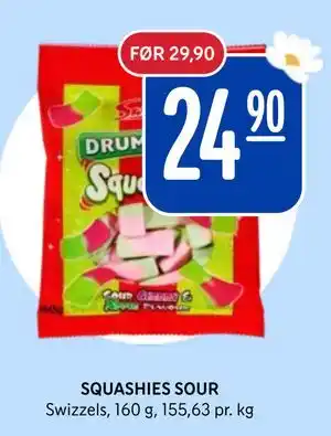 Rema 1000 SQUASHIES SOUR tilbud