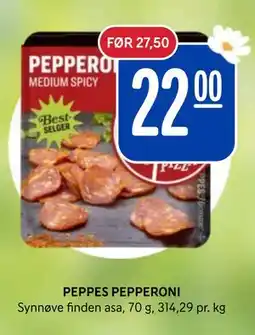 Rema 1000 PEPPES PEPPERONI tilbud
