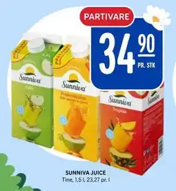 Rema 1000 SUNNIVA JUICE tilbud