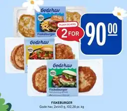 Rema 1000 FISKEBURGER tilbud