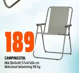 Obs Bygg CAMPINGSTOL tilbud