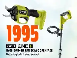 Obs Bygg RYOBI ONE+ HP RY18SCXA-0 GRENSAKS tilbud