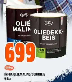 Obs Bygg INFRA OLJEMALING/DEKKBEIS tilbud