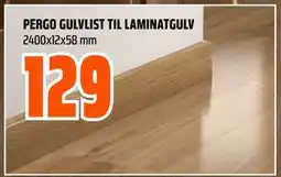 Obs Bygg PERGO GULVLIST TIL LAMINATGULV tilbud