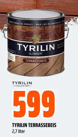 Obs Bygg TYRILIN TERRASSEBEIS tilbud