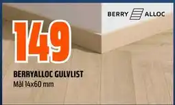 Obs Bygg BERRYALLOC GULVLIST tilbud