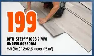 Obs Bygg OPTI-STEP 1003 2 MM UNDERLAGSFOAM tilbud