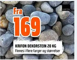 Obs Bygg KRIFON DEKORSTEIN 20 KG tilbud