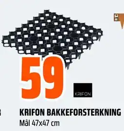 Obs Bygg KRIFON BAKKEFORSTERKNING tilbud