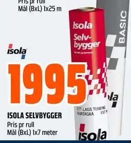Obs Bygg ISOLA SELVBYGGER tilbud