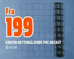 Obs Bygg KRIFON NETTINGGJERDE PVC-BELAGT tilbud