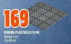 Obs Bygg KRIFON PLASTHELLE 11-PK tilbud