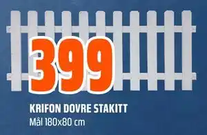 Obs Bygg KRIFON DOVRE STAKITT tilbud