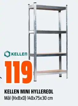 Obs Bygg KELLEN MINI HYLLEREOL tilbud