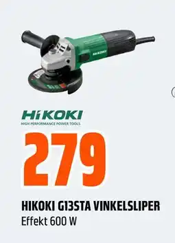 Obs Bygg HIKOKI G13STA VINKELSLIPER tilbud