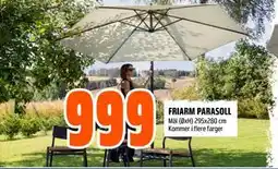 Obs Bygg FRIARM PARASOLL tilbud
