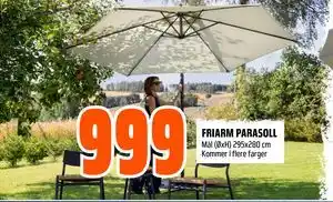 Obs Bygg FRIARM PARASOLL tilbud