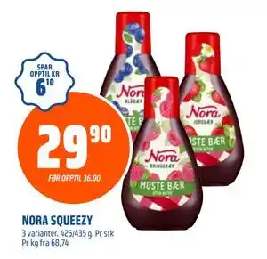 Coop Obs NORA SQUEEZY tilbud