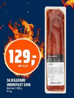 Coop Obs SKJEGGERØD INDREFILET SVIN tilbud