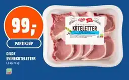 Coop Obs GILDE SVINEKOTELETTER tilbud