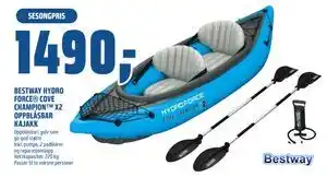 Coop Obs BESTWAY HYDRO FORCE COVE CHAMPION X2 OPPBLÅSBAR KAJAKK tilbud