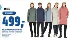 Coop Obs REGNJAKKER NORTHPEAK I PU tilbud