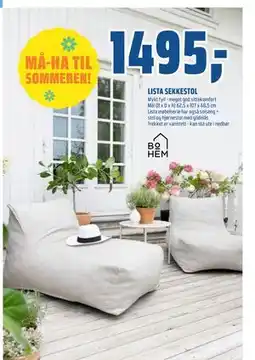 Coop Obs LISTA SEKKESTOL tilbud