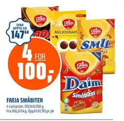 Coop Obs FREIA SMÅBITER tilbud