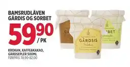 Jacobs BAMSRUDLÅVEN GÅRDIS OG SORBET tilbud
