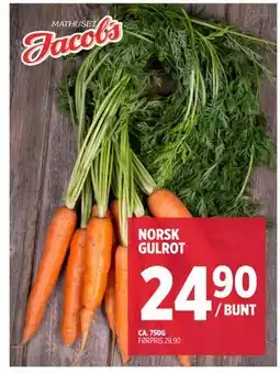 Jacobs NORSK GULROT tilbud