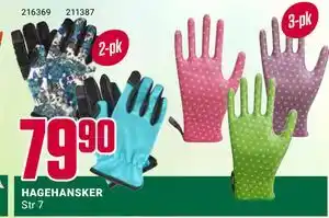 Europris HAGEHANSKER tilbud