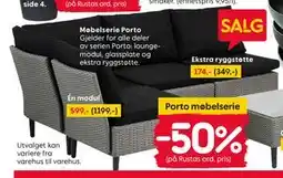 Rusta Møbelserie Porto tilbud