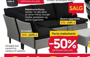 Rusta Ekstra ryggstøtte tilbud