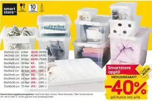 Rusta Smartstore oppbevaringsboks tilbud