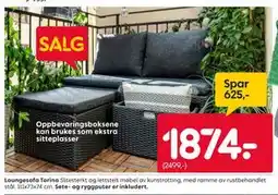 Rusta Loungesofa Torino tilbud