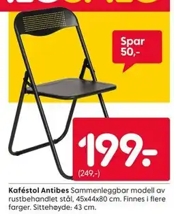 Rusta Kaféstol Antibes tilbud
