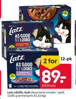 Rusta Latz våtfôr, katt tilbud