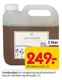 Rusta Linoljesåpe tilbud