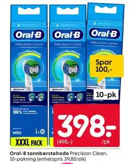 Rusta Oral-B tannbørstehode tilbud
