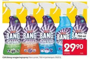 Rusta Cillit Bang rengjøringsspray tilbud