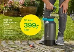 Felleskjøpet Gardena trykksprøyte 5 liter tilbud