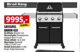 Bauhaus GASSGRILL BARON 420 tilbud